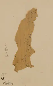 Bose, Nandalal (Artist). Untitled (Kirtonia), 1954 | Painting