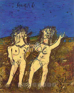 Souza, F.N. (Artist). Untitled, 1961 | Painting