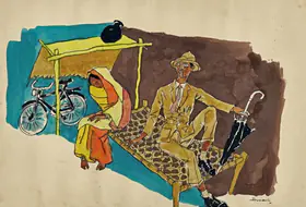 Husain, M.F. (Artist). Untitled, n.d. | Painting