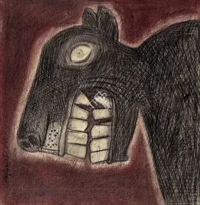 Pyne, Ganesh (Artist). The Laughing Animal, 2007 | Drawing