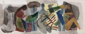 Husain, M.F. (Artist). Untitled, c.1960s | Painting