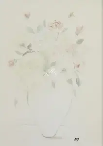 Ara, K.H. (Artist). Untitled (Roses), n.d. | Painting