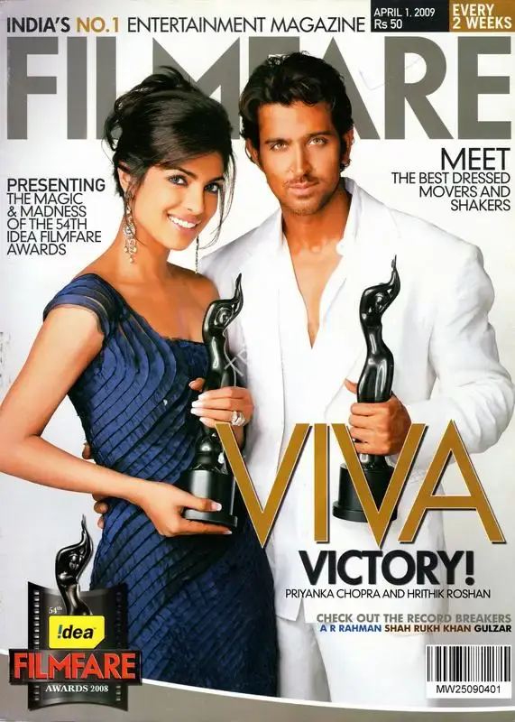 Jitesh Pillaai (Editor), Filmfare, 2009, Magazine