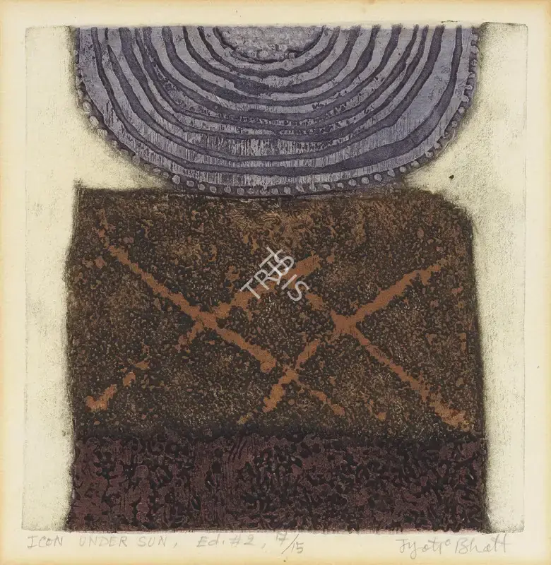 Jyoti&nbsp;Bhatt (Artist), Icon under the Sun, Graphic Art
