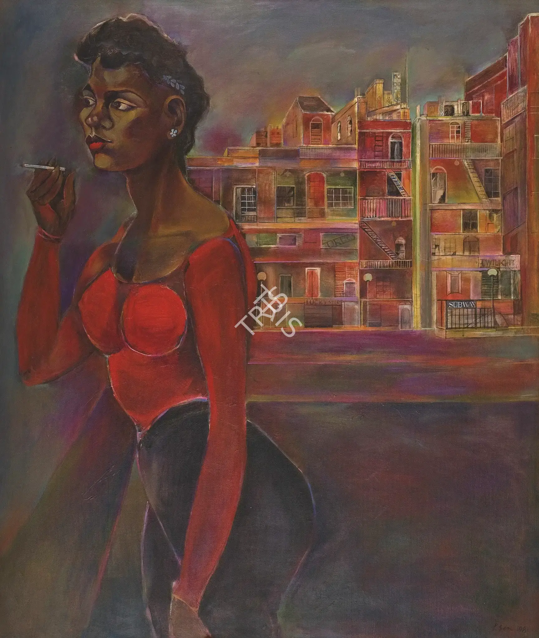 Sen, Paritosh (Artist). Isabella Series, 1981 | Painting, Os.Mum/23.06.10, 2010 · Osian's