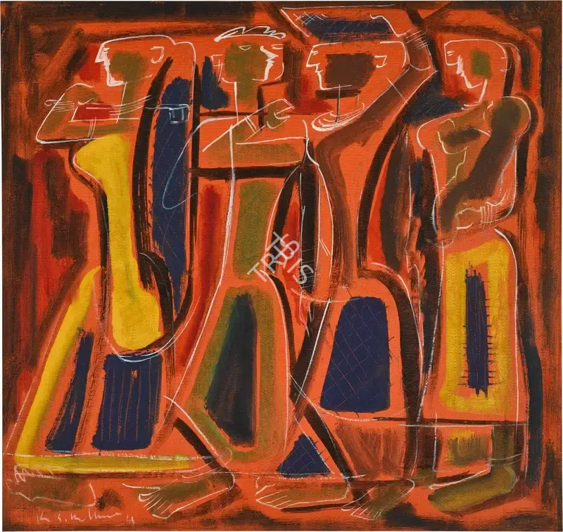 K.S. Kulkarni (Artist), Untitled, Painting