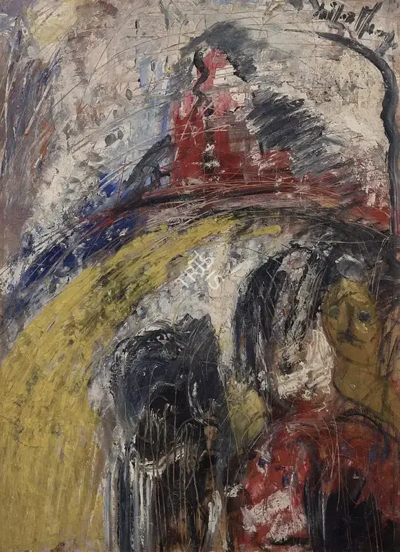 Mookherjea, Sailoz (Artist). Untitled, n.d. | Painting, AG.Mum/21.03.24, 2024 · Asta Guru