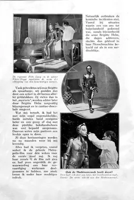 Erich Pommer (Producer), Metropolis, 1927, Film Programme