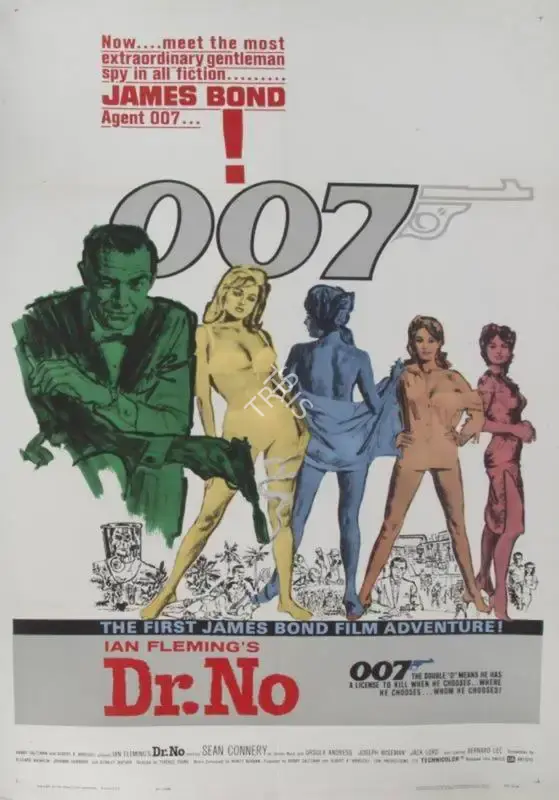 Harry Saltzman (Producer), Dr. No, 1962, Poster