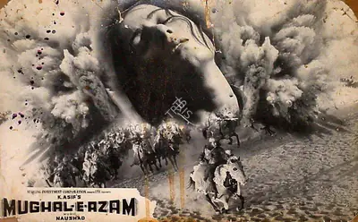 R.D. Mathur (Cinematographer), Mughal E Azam, 1960, Lobby Card