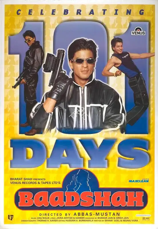Bhawar Jain (Producer), Baadshah, 1999, Full Sheet Poster
