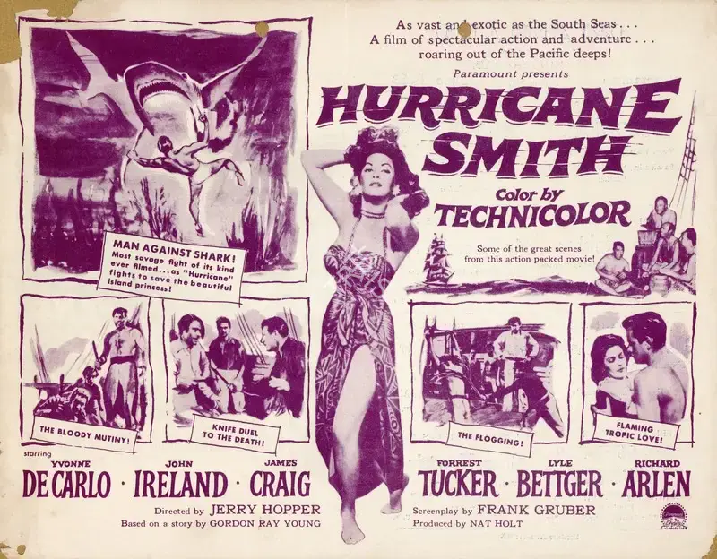 Jerry Hopper (Director), Hurricane Smith, 1952, Handbill
