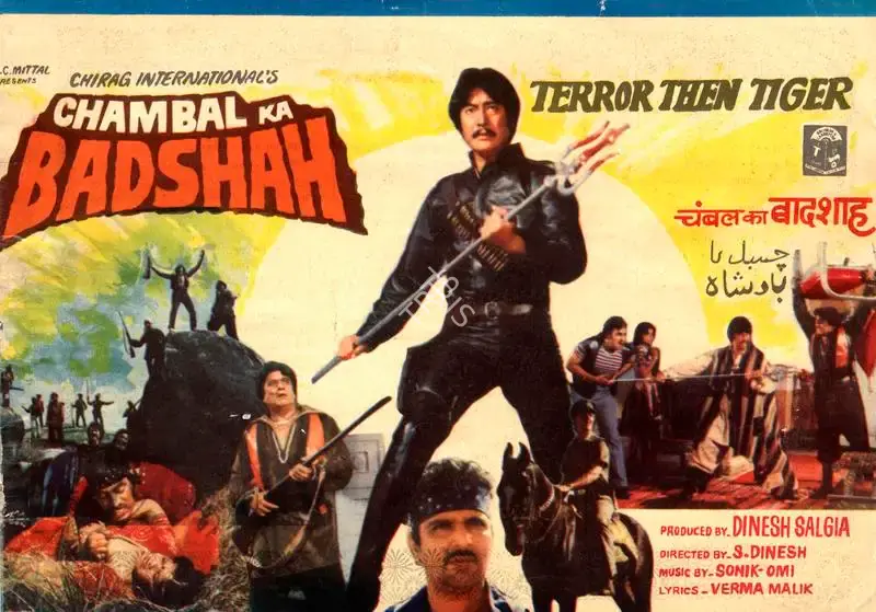Dinesh Salgia (Producer), Chambal Ka Badshah, 1986, Song-Synopsis Booklet
