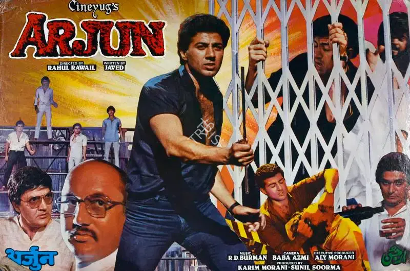 Karim Morani (Producer), Arjun, 1985, Lobby Card