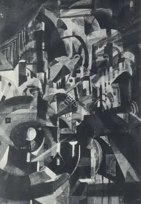 Gaganendranath Tagore (Artist), City in the Night, Painting