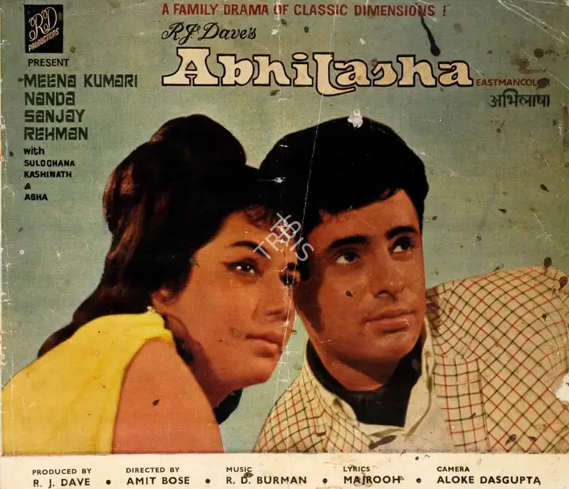 R.J. Dave (Producer), Abhilasha, 1968, Song-Synopsis Booklet