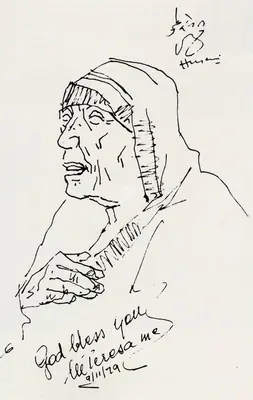 Husain, M. F. (Artist). Untitled. Pen and ink, 1979 | Maqbool Fida Husain, 2008 | Drawing | FineArts | 00495186