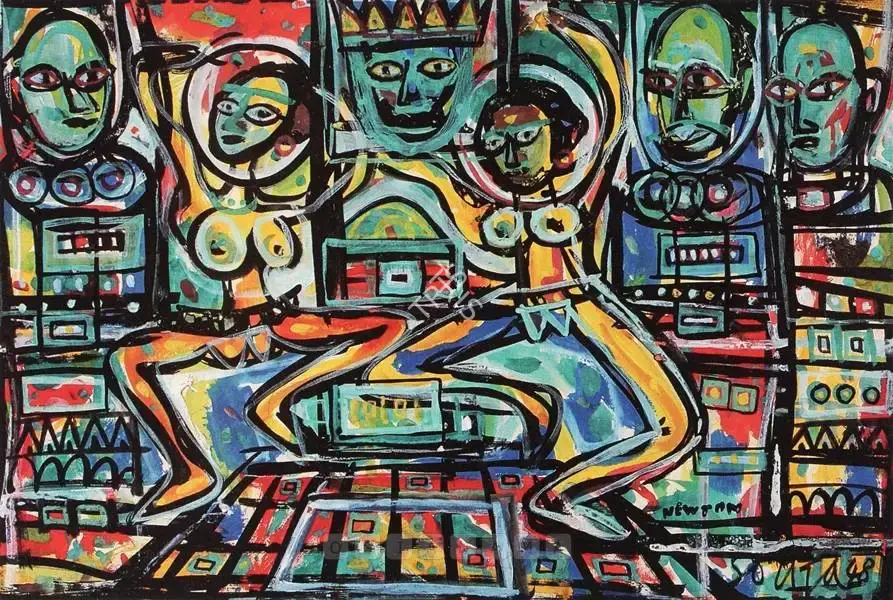 F.N. Souza (Artist), Untitled, 1948, Painting