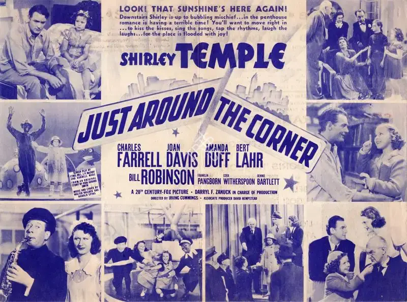 Irving Cummings (Director), Just Around The Corner, 1938, Handbill
