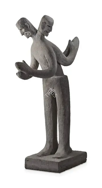 Bhagat, Dhanraj (Artist). Dual Personality, 1953 | Sculpture, AG.Mum/23.02.24, 2024 · Asta Guru