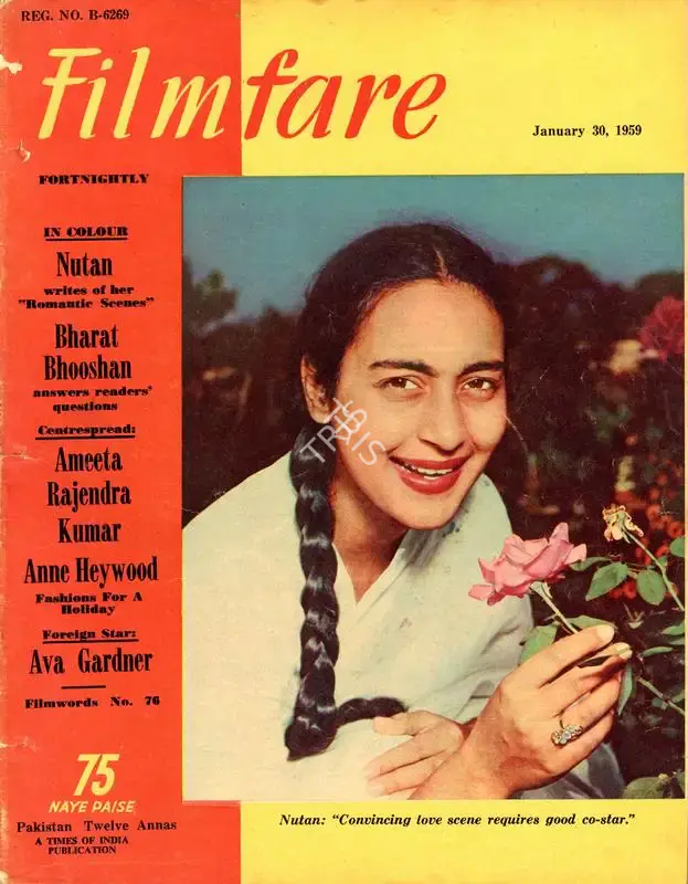 C.R. Mandy (Editor), Filmfare, 1959, Magazine