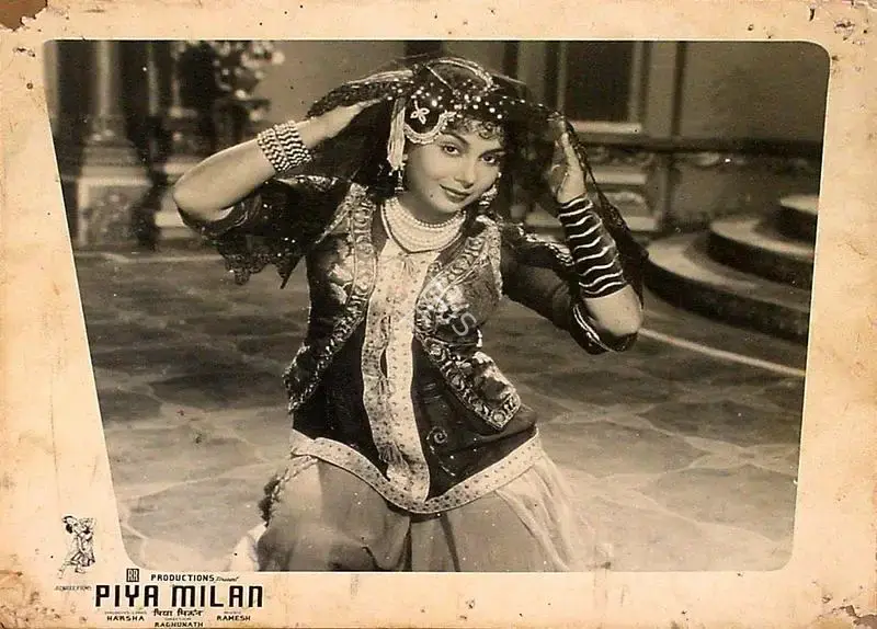 Raghunath (Director), Piya Milan, 1958, Lobby Card