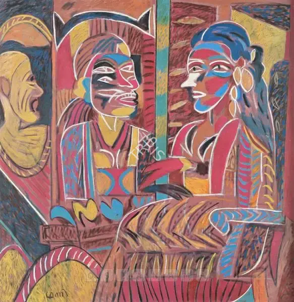 Subramanyan, K.G. (Artist). Padmini, 2002 | Painting, So.NeY/18.09.08, 2008 · Sotheby's