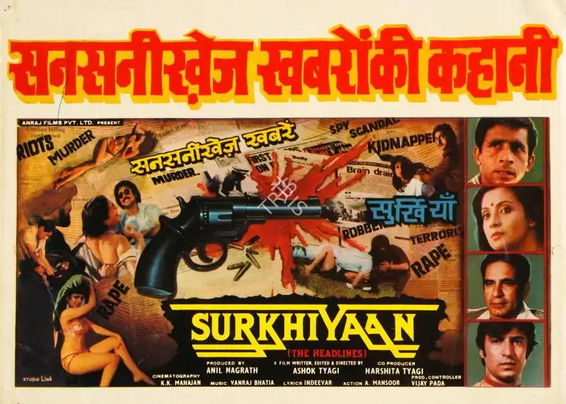 Anil Nagrath (Producer), Surkhiyaan, 1985, Song-Synopsis Booklet