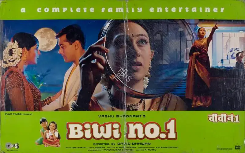 K. S. Prakash Rao (Cinematographer), Biwi No 1, 1999, Lobby Card
