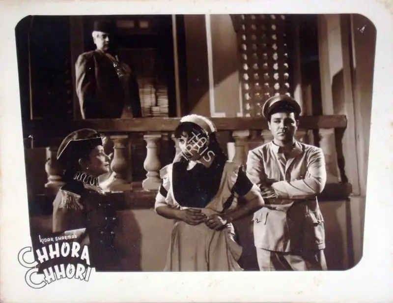 Kidar Sharma (Director), Chhora Chhori, 1955, Lobby Card