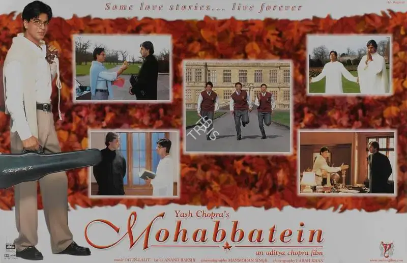 Yash Chopra (Producer), Mohabbatein, 2000, Lobby Card