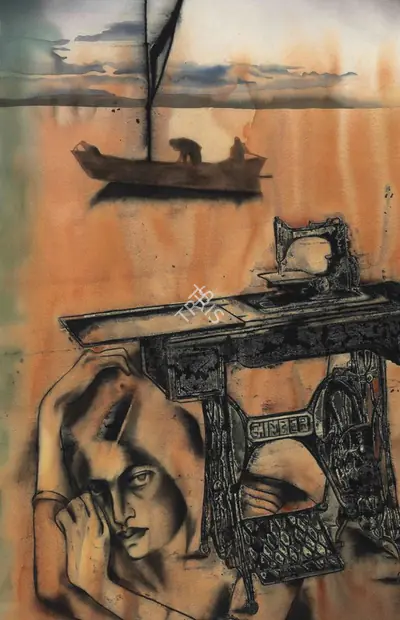 Anju Dodiya (Artist), Portrait Of Zindi, 2007, Painting