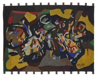 Rashid Choudhury (Artist), Untitled, 1977, Tapestry