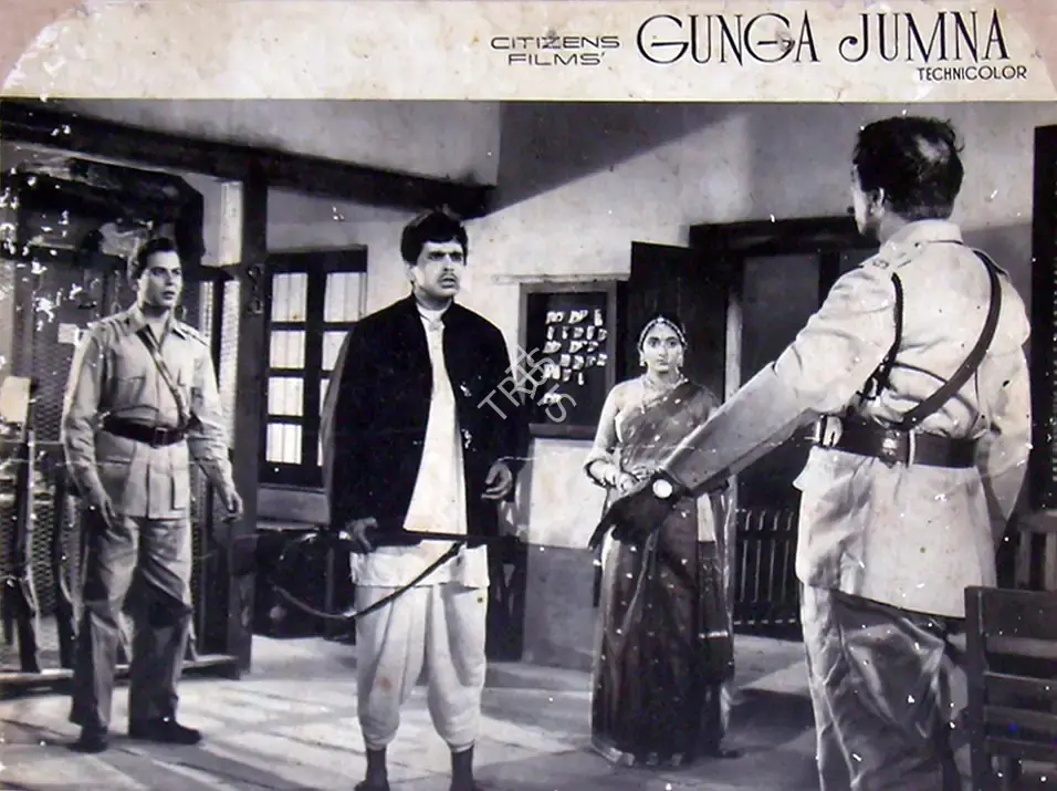 V. Babasaheb (Cinematographer), Gunga Jamuna, 1961, Lobby Card