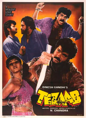 Chandra, N. (Producer), Tezaab, 1988 | Full Sheet Poster | CinemaEducation | 00767474