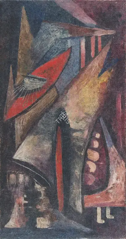 S.K. Bakre (Artist), Untitled, 1960, Painting