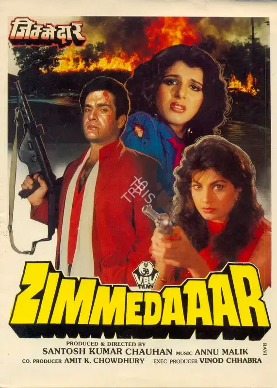 Santosh Kumar Chauhan (Producer), Zimmedaaar, 1990, Song-Synopsis Booklet
