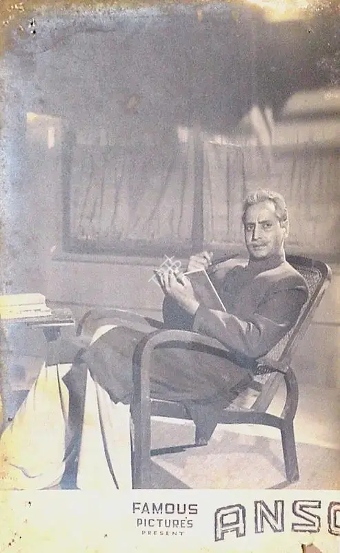 Qamar Jalalabadi (Producer), Ansoo, 1953, Lobby Card