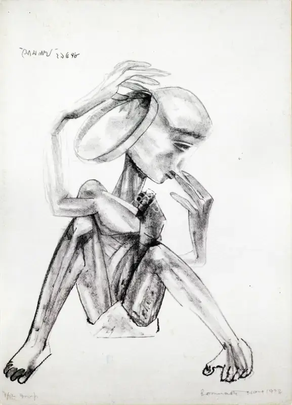 Somnath Hore (Artist), Life and Art, 2007, Solo Exhibition Invitation