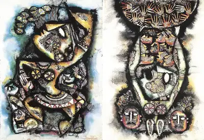M. Senathipathi (Artist), Untitled, 1987, Painting