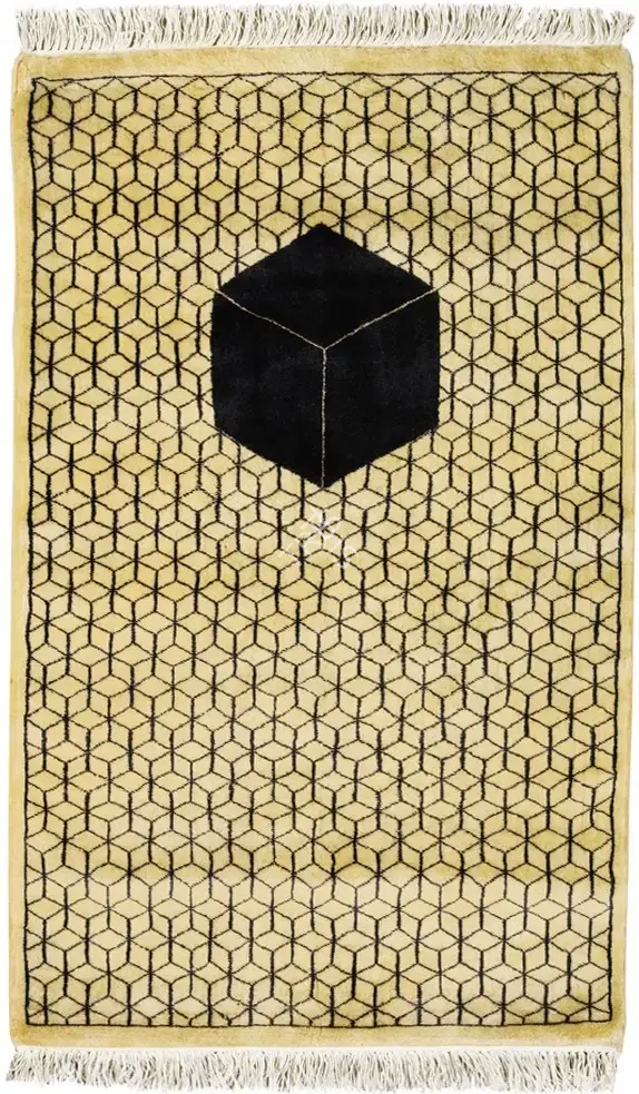 Abdullah M.I. Syed (Artist), Rayer Rug of Necker Cube, 2009, Graphic Art