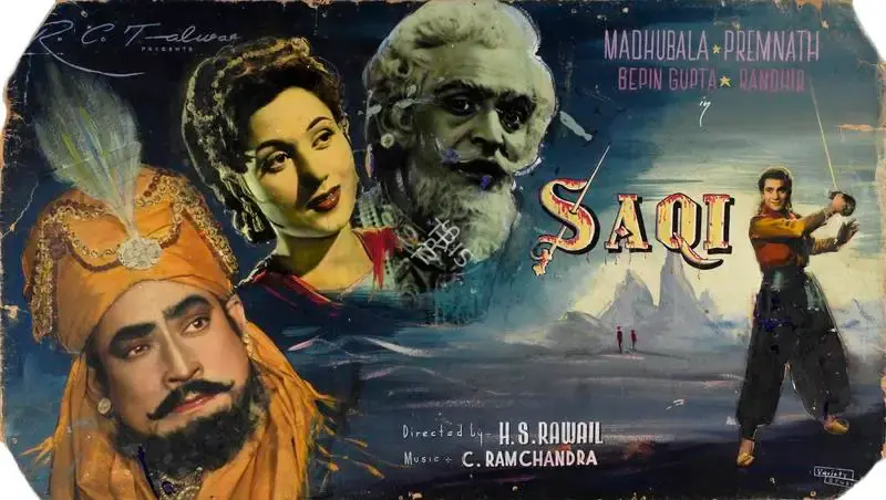 Variety Studio (Art Studio), Saqi, 1952, Showcard