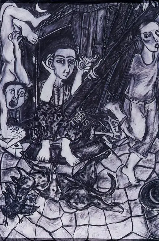 Rekha Rodwittiya (Artist), Untitled, Painting
