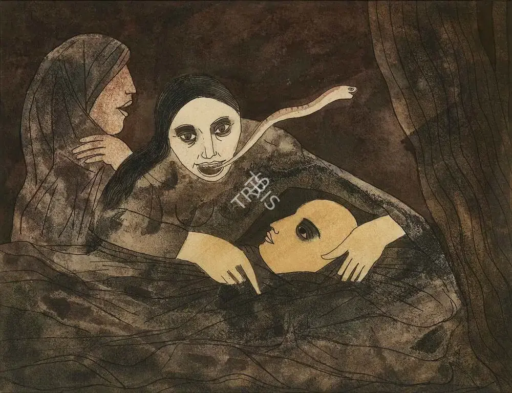 Badri Narayan (Artist), Untitled, 1980, Painting