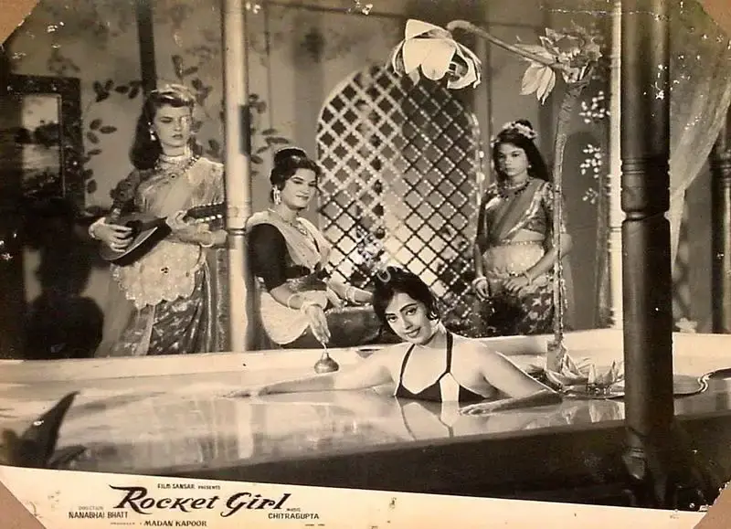 Madan Kapoor (Producer), Rocket Girl, 1962, Lobby Card