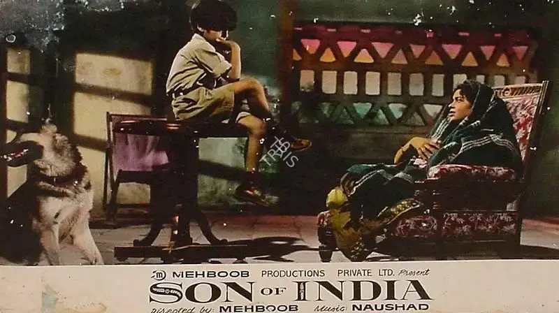 Mehboob (Producer), Son Of India, 1962, Lobby Card