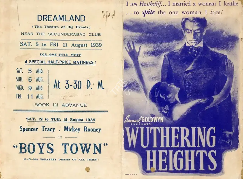 William Wyler (Director), Wuthering Heights, 1939, Handbill