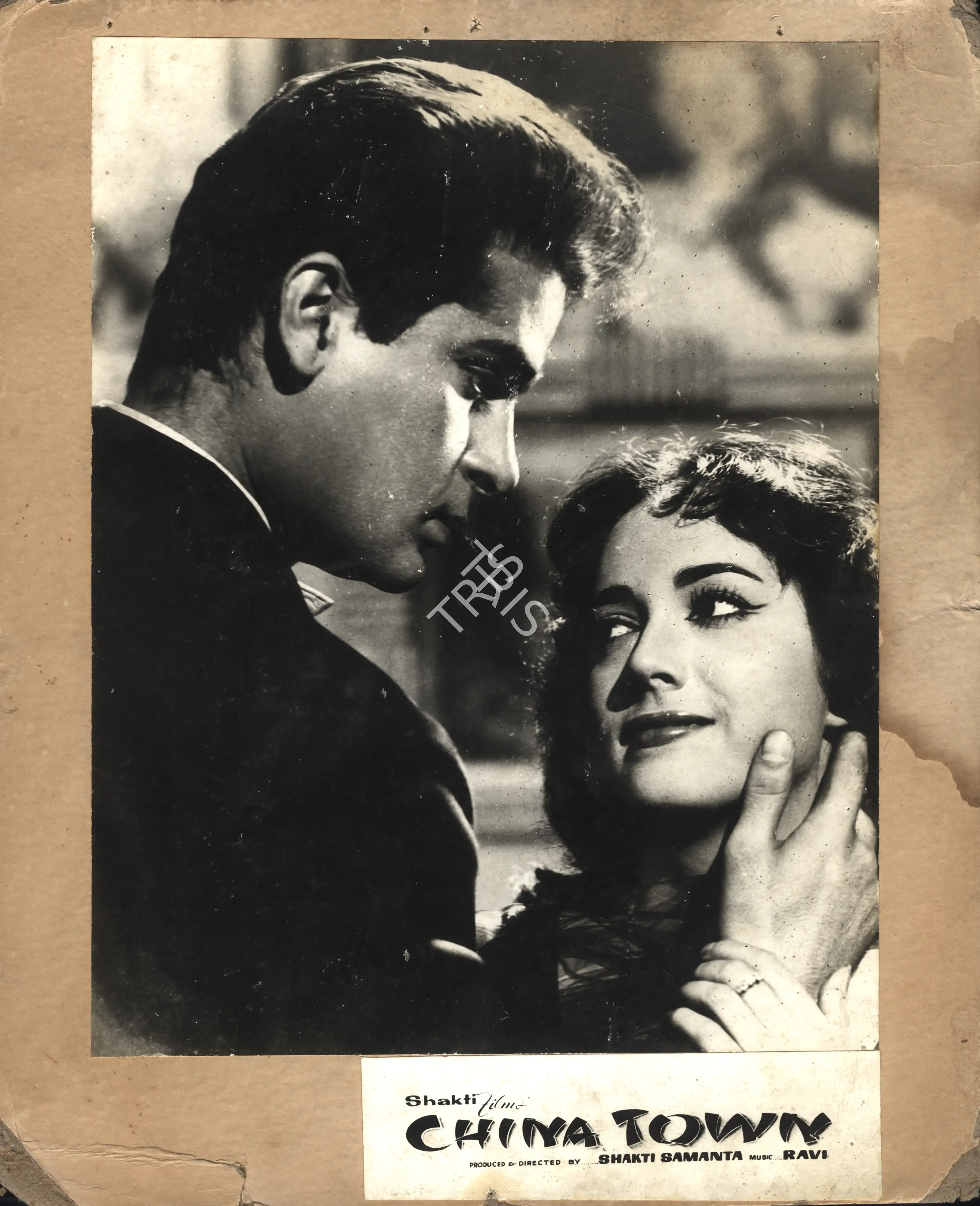 Shakti Samanta (Producer), China Town, 1962, Photographic Still Mounted on Lobby Card