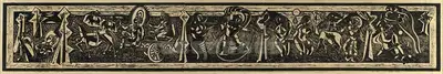 Shanti Dave (Artist), Krishna Lila, 1954, Graphic Art