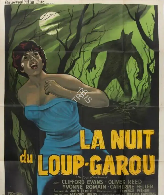 Arthur Grant (Cinematographer), The Curse of the Werewolf, 1961, Poster